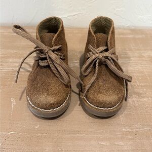 J Crew Crewcuts Brown Suede Kids Boots